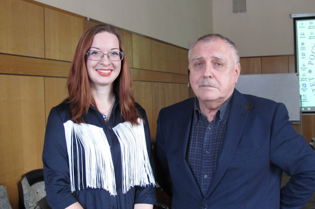 Наталия Чеснокова с директором ИКВИА Ильёй Смирновым