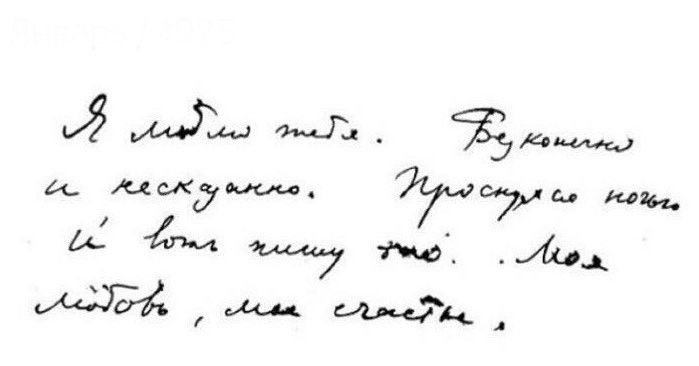 Из письма В. Набокова жене