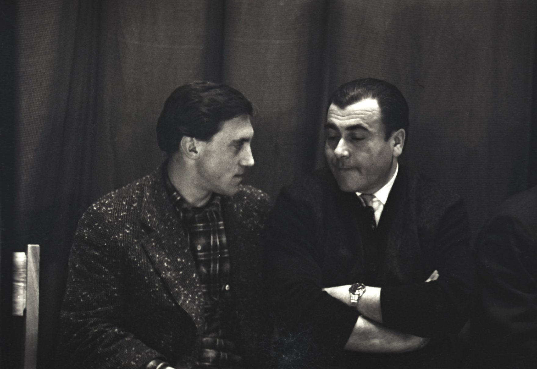  Владимир Высоцкий (слева) и Михаил Анчаров (справа)